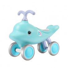 新款小海豚滑步车儿童无脚踏平衡车1-3岁宝宝扭扭滑行车玩具车