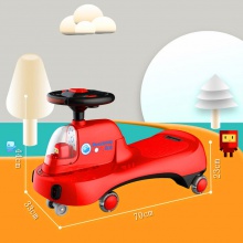 儿童扭扭车静音万向轮防侧翻宝宝子车大人可坐妞妞滑行摇摆溜溜车
