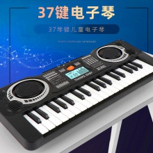 37键多功能电子琴钢琴儿童宝宝玩具音乐初学者入门家用乐器可弹奏