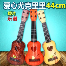 网红小吉他女孩玩具尤克里里仿真可弹奏乐器早教启蒙地摊货源批发