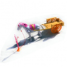 新款电动旋转绕桩马拉车带音乐带灯光夜市地摊玩具批发