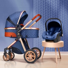 高景观婴儿推车可坐可躺轻便折叠双向减震新生儿童宝宝推车