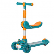 闪光轮三轮踏板车三合一滑板车儿童踏板溜溜车scooter