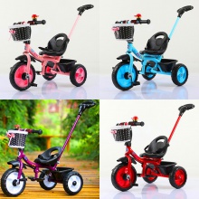 新款儿童三轮车脚踏车遛娃车小孩自行车宝宝手推车2-5岁 婴儿童车