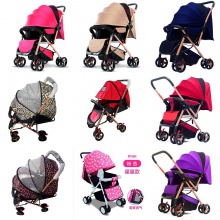 厂家直供婴儿推车轻便折叠婴儿车双向童车轻便四轮推车工厂