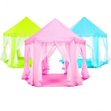 厂家销售儿童帐篷六角城堡公主帐篷室内外玩具帐篷娃娃屋宝宝分床
