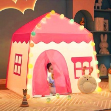 公主城堡儿童帐篷小花房子玩具屋室内帐篷房子宝宝分床帐篷