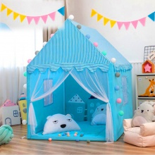 儿童帐篷家用床蚊帐公主女孩男孩游戏屋大房子玩具屋分床神器