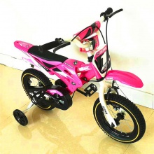 摩托款儿童自行车塑料和钢框架孩子的电动自行车与铝轮