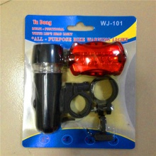 自行车骑行装备配件 迷你山地车前灯尾灯 山地车蝴蝶尾灯前灯套装