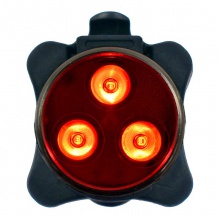 骑行尾灯自行车灯前灯超亮山地车USB充电尾灯