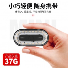 自行车灯骑行尾灯坐垫炫彩灯单车配件骑行装备 警示USB充电夜骑灯