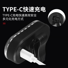 自行车灯骑行尾灯坐垫炫彩灯单车配件骑行装备 警示USB充电夜骑灯