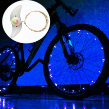 炫酷自行车风火轮灯山地车车架装饰灯自行车辐条灯夜骑自行车轮灯
