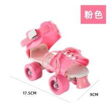 儿童可调轮滑鞋双排轮溜冰鞋简易四轮旱冰鞋暴走鞋厂家直供批发