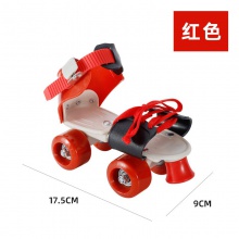 儿童可调轮滑鞋双排轮溜冰鞋简易四轮旱冰鞋暴走鞋厂家直供批发