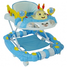 多功能折叠式音乐婴儿学步车 音乐静音轮和座椅