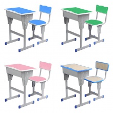 儿童加厚桌板学习桌小学生可升降培训班写字桌家用课桌椅套装批发