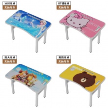 儿童书桌家用学习写字折叠桌学生简易小桌子女孩卧室桌椅套装批发
