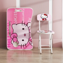 儿童书桌家用学习写字折叠桌学生简易小桌子女孩卧室桌椅套装批发