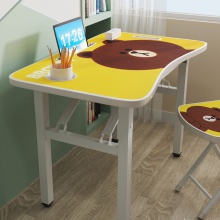 儿童书桌家用学习写字折叠桌学生简易小桌子女孩卧室桌椅套装批发