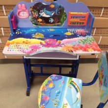 可升降儿童家具写字桌家用书桌学习桌椅套装小学生课桌椅套装组