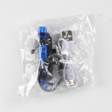 自行车骑行尾灯USB充电夜骑警示灯 户外骑行LED灯 自行车灯