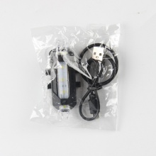 自行车骑行尾灯USB充电夜骑警示灯 户外骑行LED灯 自行车灯