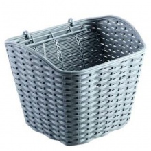 自行车双人电动车塑料蓝防雨防水篮子车筐不带盖 骑行用品