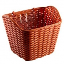 自行车双人电动车塑料蓝防雨防水篮子车筐不带盖 骑行用品