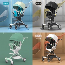 溜娃神器遛娃超轻便可坐躺婴儿推车一键折叠高景观儿童宝宝手推车