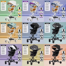 儿童溜娃神器婴儿推车小孩手推车轻便可坐可躺可折叠宝宝遛娃神器
