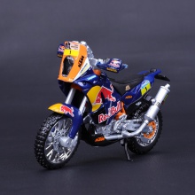 1:18 KTM 450 Rally 红牛摩托车模型送礼男孩批发