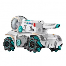 新款2.4G双模式手势遥控玩具车可连发水弹坦克宇航员四驱男孩战车