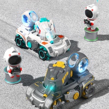 新款2.4G双模式手势遥控玩具车可连发水弹坦克宇航员四驱男孩战车