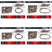 仿真古典冒烟火车儿童电动轨道车可充电复古蒸汽火车男孩音乐灯光