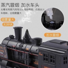 仿真电动轨道古典模型玩具高铁小火车复古蒸汽火车玩具男孩