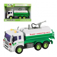 大号惯性儿童玩具车云梯消防车玩具环卫车宝宝玩具会讲故事会喷水
