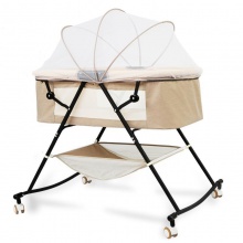 婴儿床儿新生可折叠摇篮床简易便携式多功能小bb床宝宝哄睡摇摇床