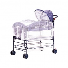 批发精选金属婴儿床韩式宝宝摇篮床多功能拼接床儿童床移动bb床