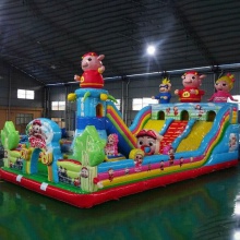 室外大型充气城堡儿童蹦蹦床攀岩滑梯室外淘气堡气包跳床