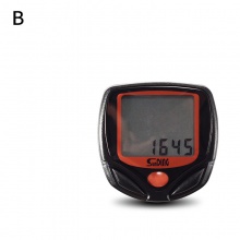 自行车码表山地车有线骑行速度计时器里程迈表548B中文版测速装备