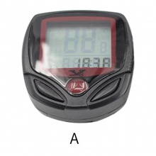 山地自行车码表骑行无线中文防泡夜光测速器里程表单车配件迈速表