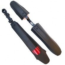 山地车带灯挡泥板 灯板三片泥瓦自行车挡泥板骑行装备