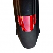 山地车带灯挡泥板 灯板三片泥瓦自行车挡泥板骑行装备