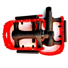 山地自行车双色防滑脚踏板子骑行用品装备配件