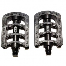 厂家批发自行车塑料脚蹬单车脚蹬/脚踏黑色反光条脚蹬板配件