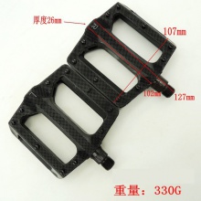 加宽加厚山地自行车防滑塑料脚蹬子 表演车滚珠脚踏 折叠车彩色