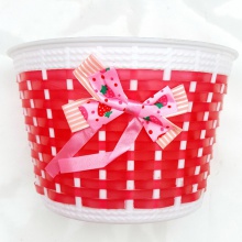 小小号滑板车自行车半手工编织篮 抗压精品车篮塑料编骑行用品