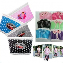 儿童三轮自行车蛙式滑板纯手工小号半编织筐车篓骑行用品装备